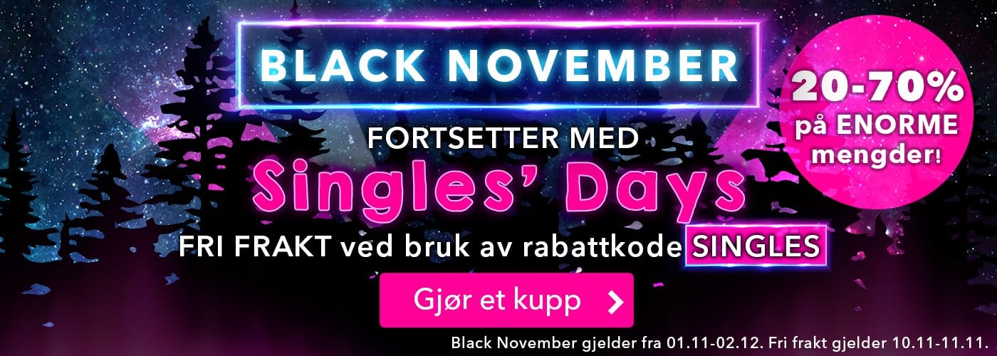 Black November - vårt største salg noensinne