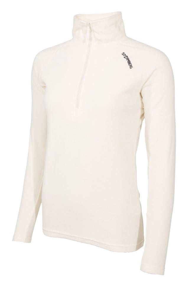 Fløyen Half Zip fleecegenser Turtledove - 1