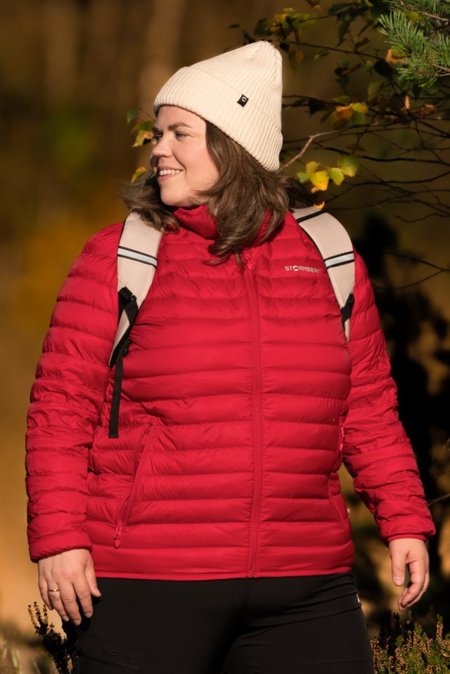 Stavdalen dunjakke Savvy Red - 1