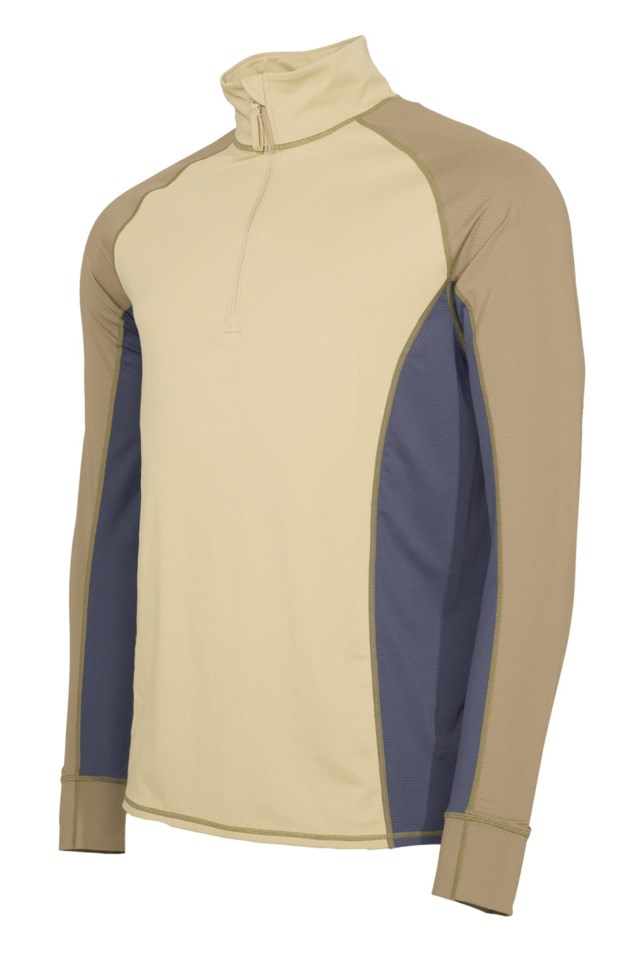 Torghatten Half Zip trøye Gray Green / Martini Olive - 1