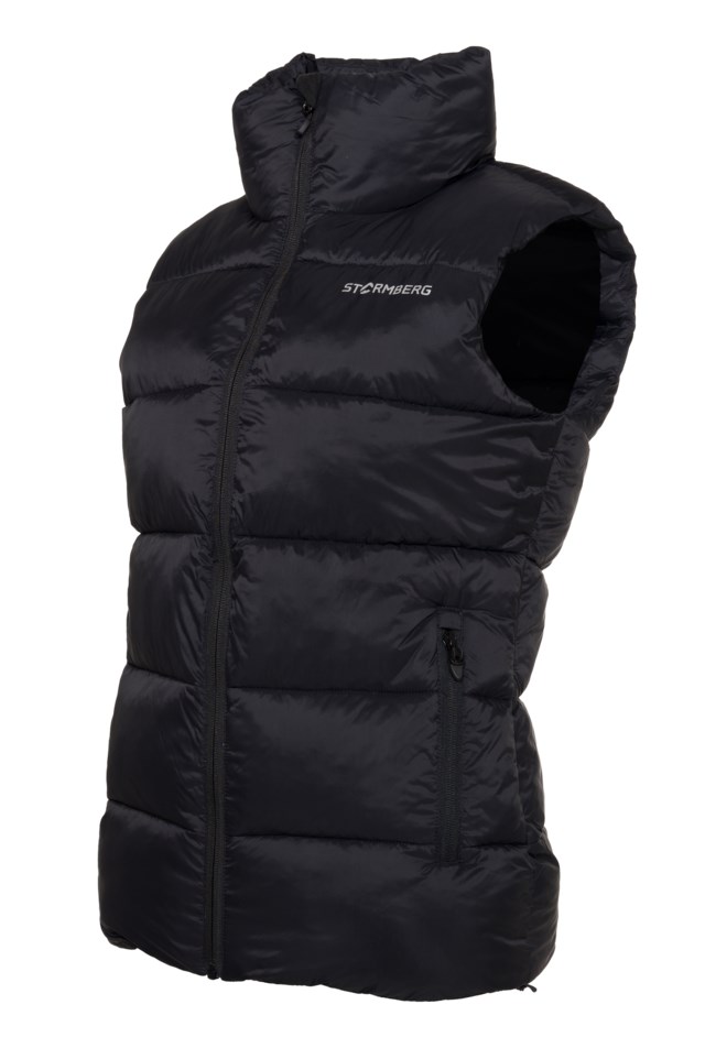 Frostli vattert vest Jet Black - 1