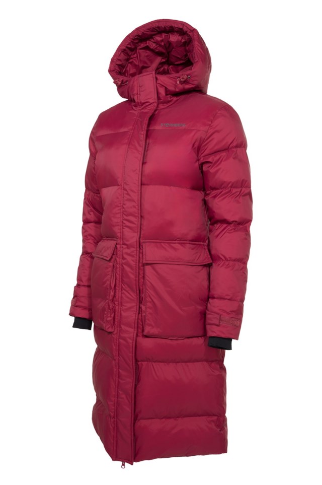 Frostdalen lang vattert parkas Ruby Wine - 1