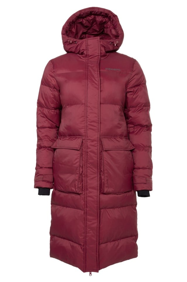 Frostdalen lang vattert parkas Ruby Wine - 1