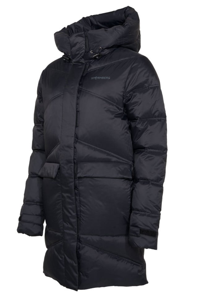Longyearbyen resirkulert dunparkas Black Dame - 1