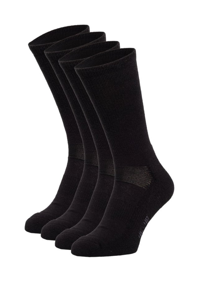 Frostdal ullfrottésokk 2-pack Jet Black - 1