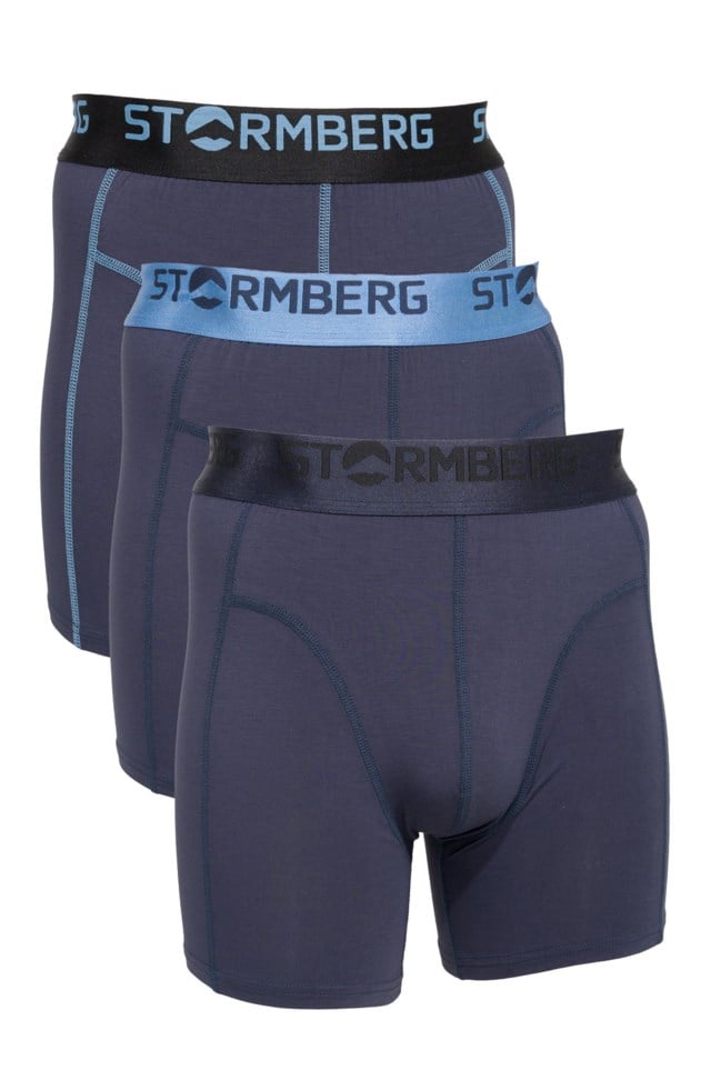 Smidalen lang bambus boxer 3-pack Parisian Night - 1