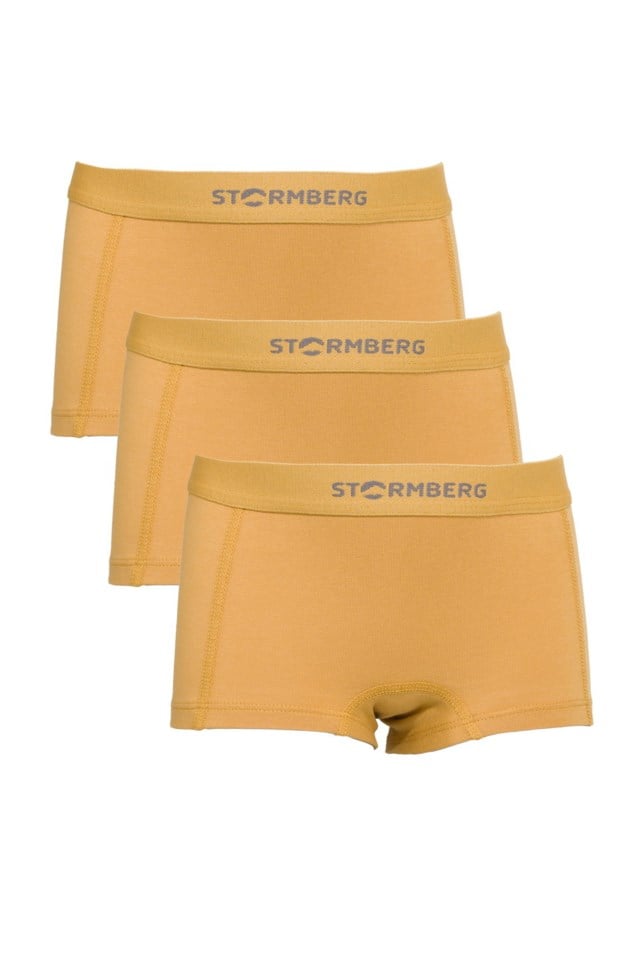 Stien boxer 3-pack jente 1-7 Mustard Gold - 1