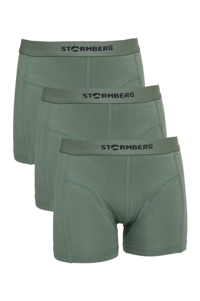 Stien boxer 3-pack gutt 1-7 Duck Green - 1