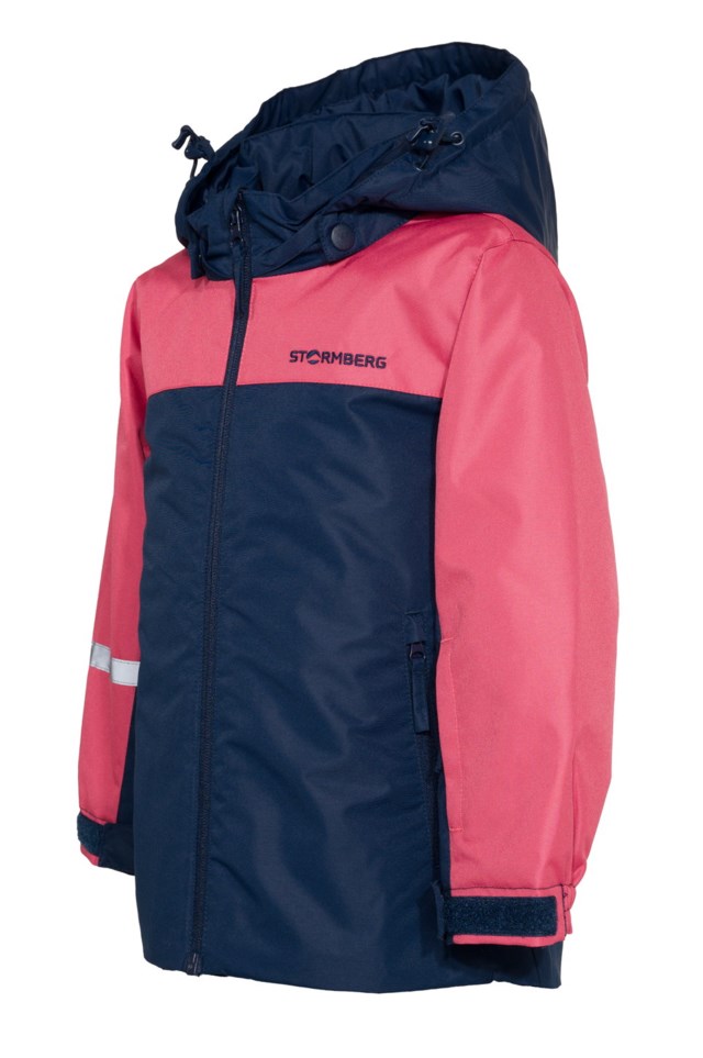 Kvitfjell vattert jakke barn 1-7 Dress Blues / Slate Rose - 1