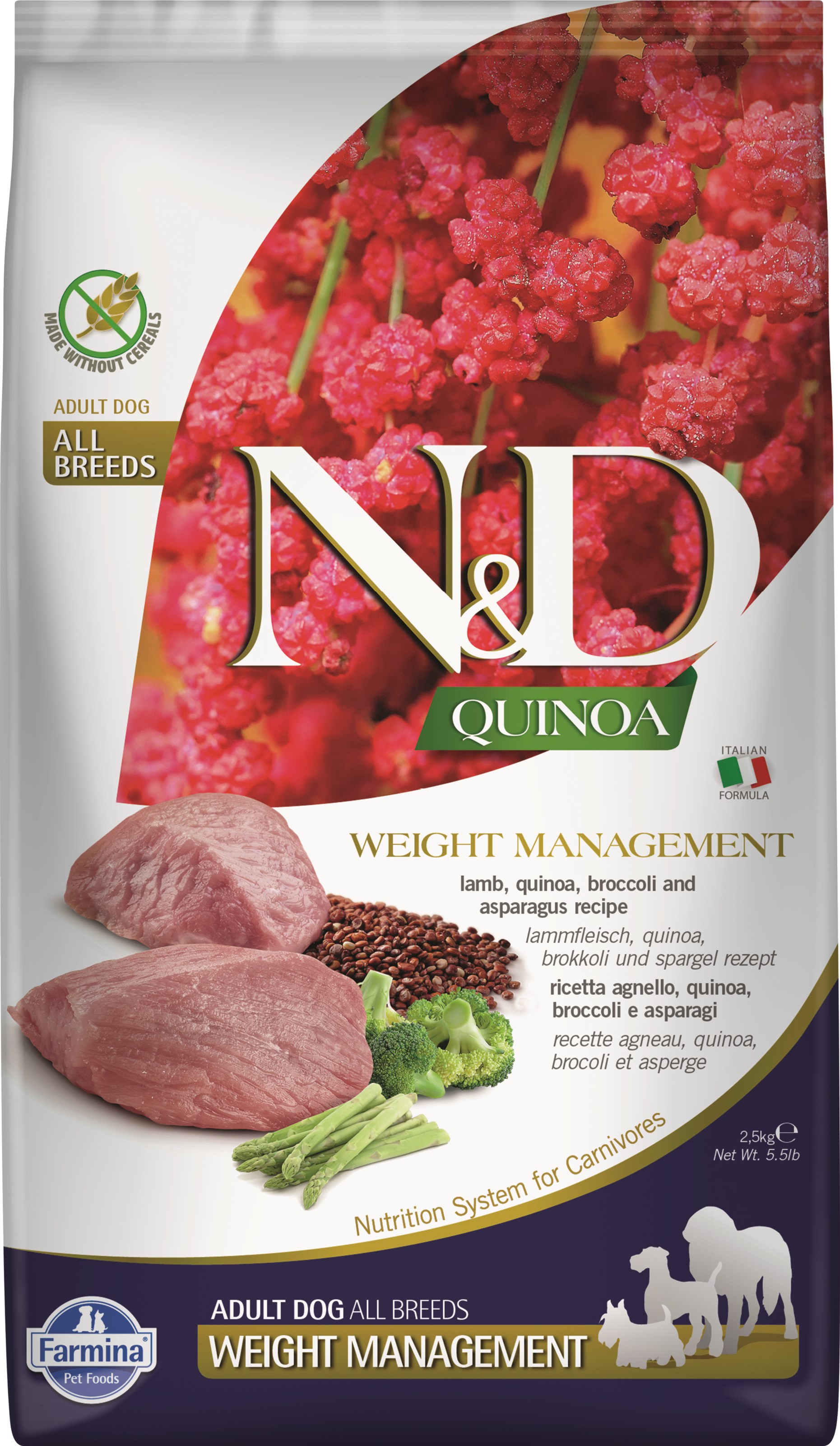 farmina quinoa weight management lamb