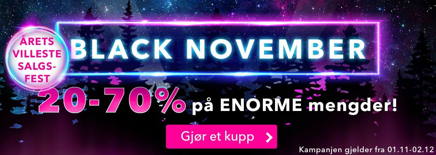 Black November - vårt største salg noensinne